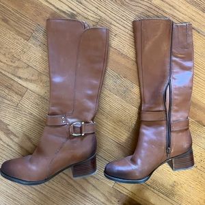 Naturalizer Brown Heeled Boots
